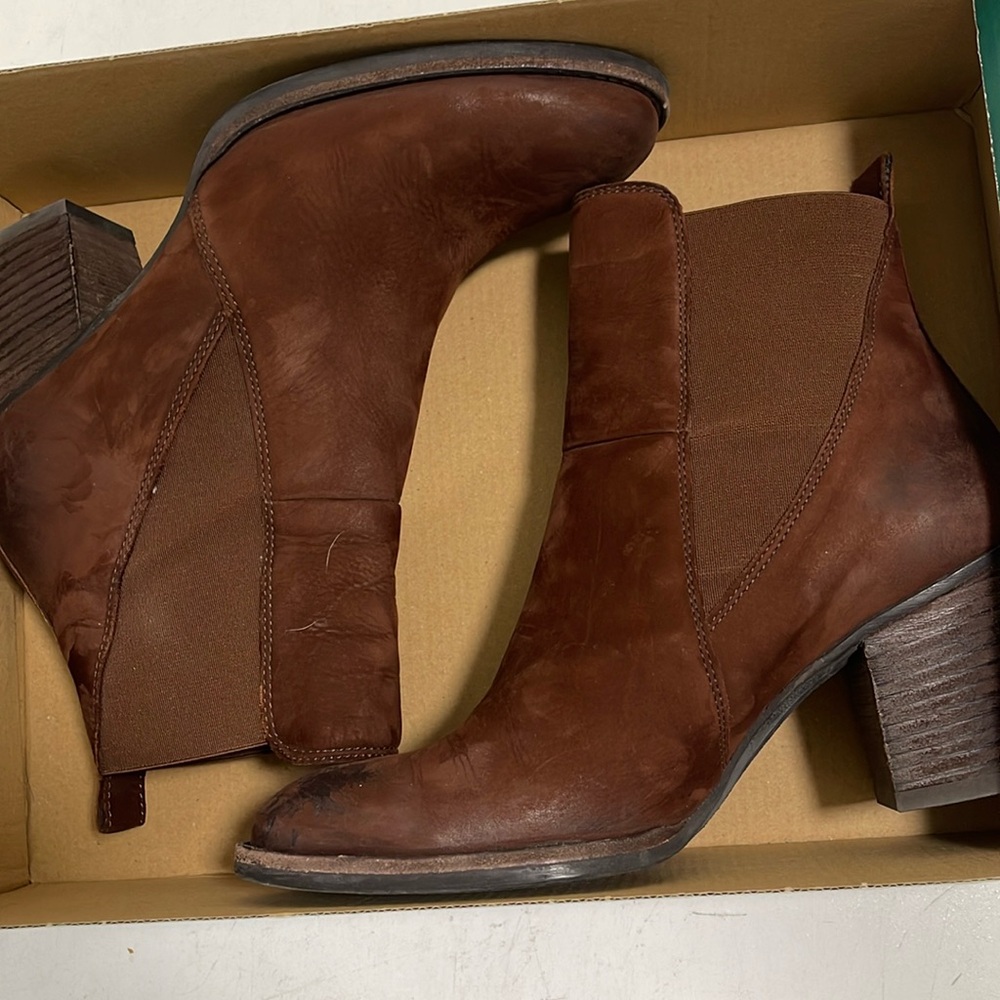 Paula Green Jules Cigar Leather Boots